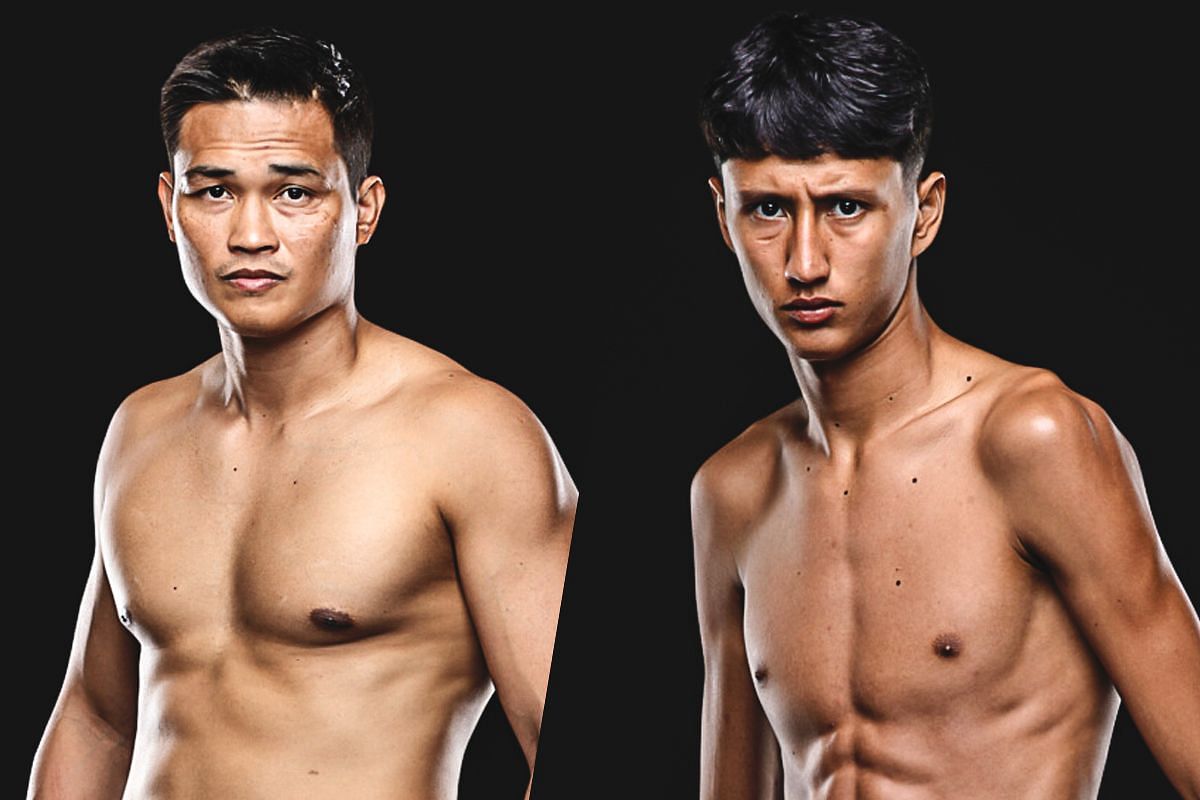 Petchtanong (left) and Nabil Anane (right). [Photos from ONE Championship]