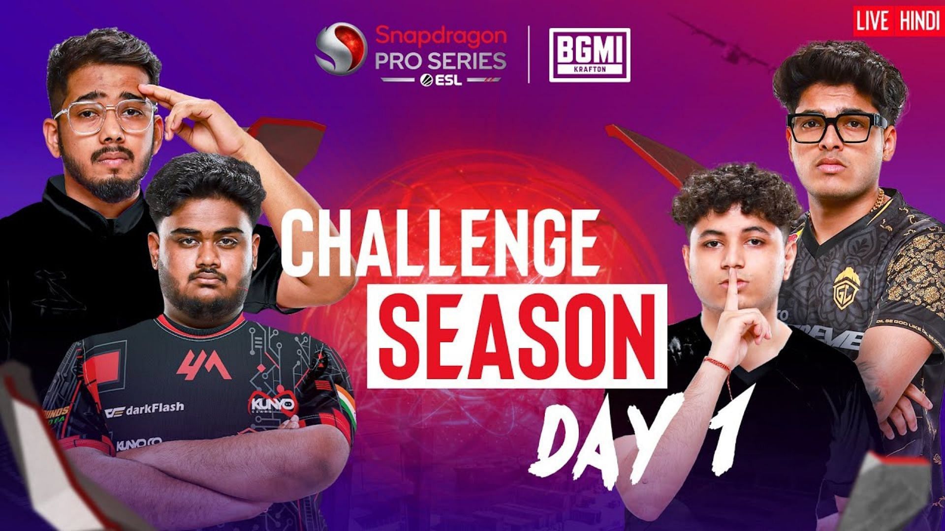 Challenge Season of Snapdragon Pro Series begins on December 27 (Image via YouTube/ESL India)