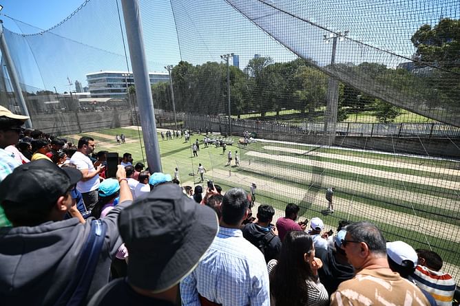 [In Pictures] Dropped from playing 11, India batter hits the nets on Day 2 of BGT 2024-25 4th Test