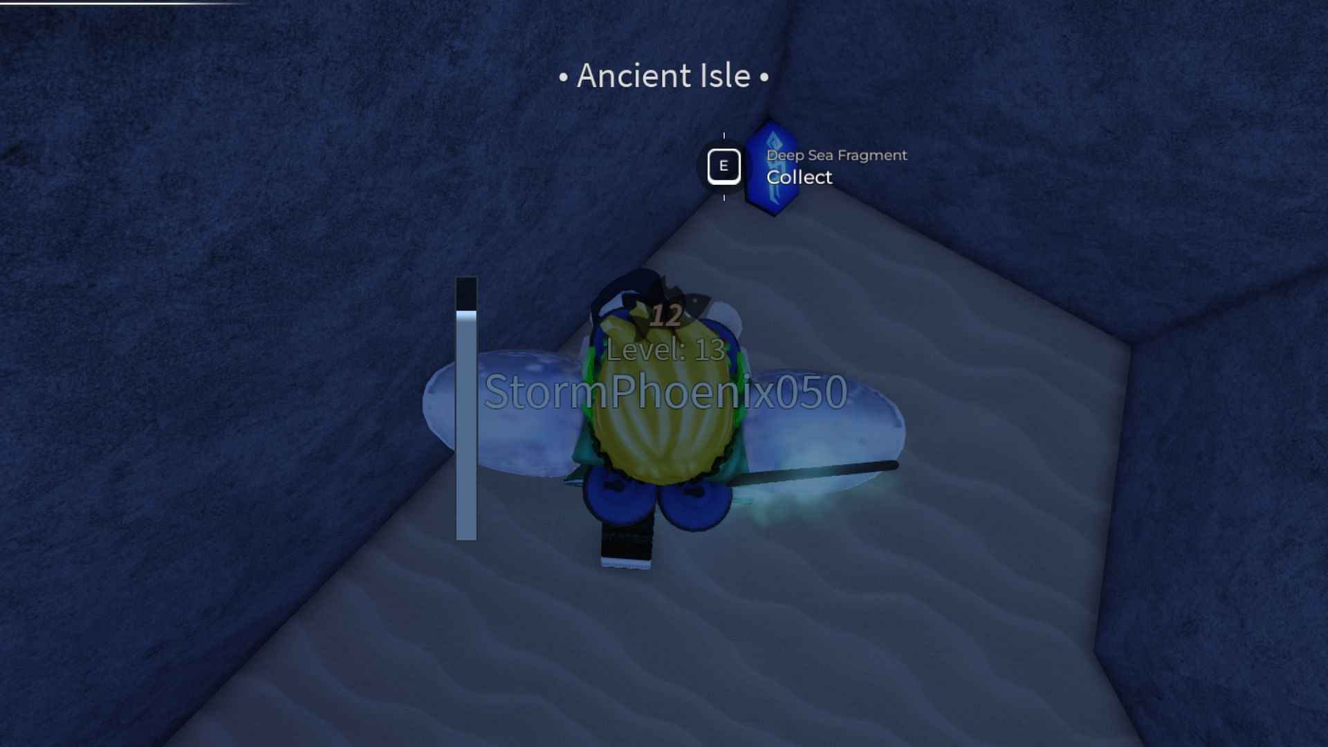 This fragment is right underneath the waterfall (Image via Roblox)