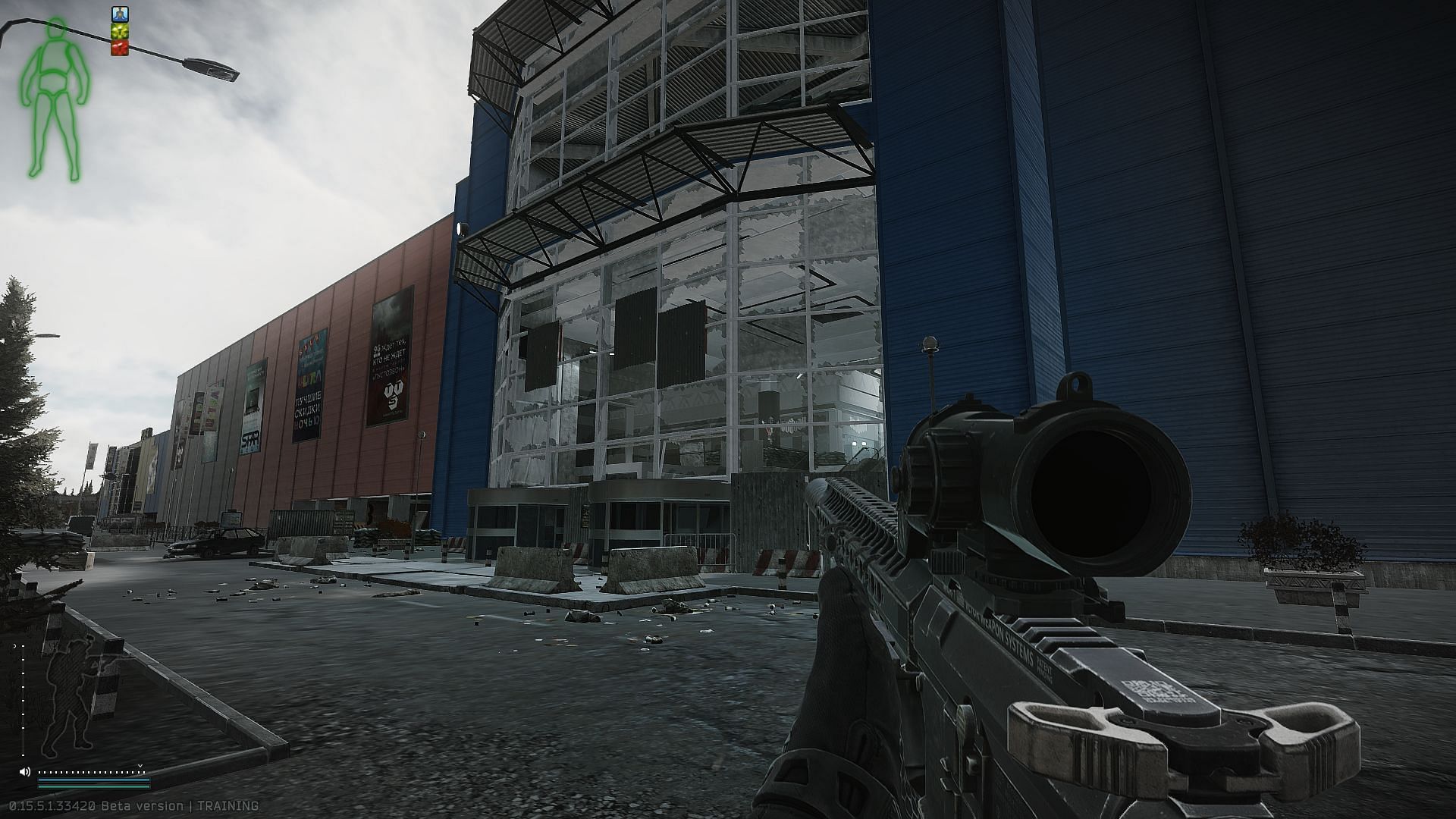 The main entrance of the ULTRA MALL (Image via Battlestate Games)