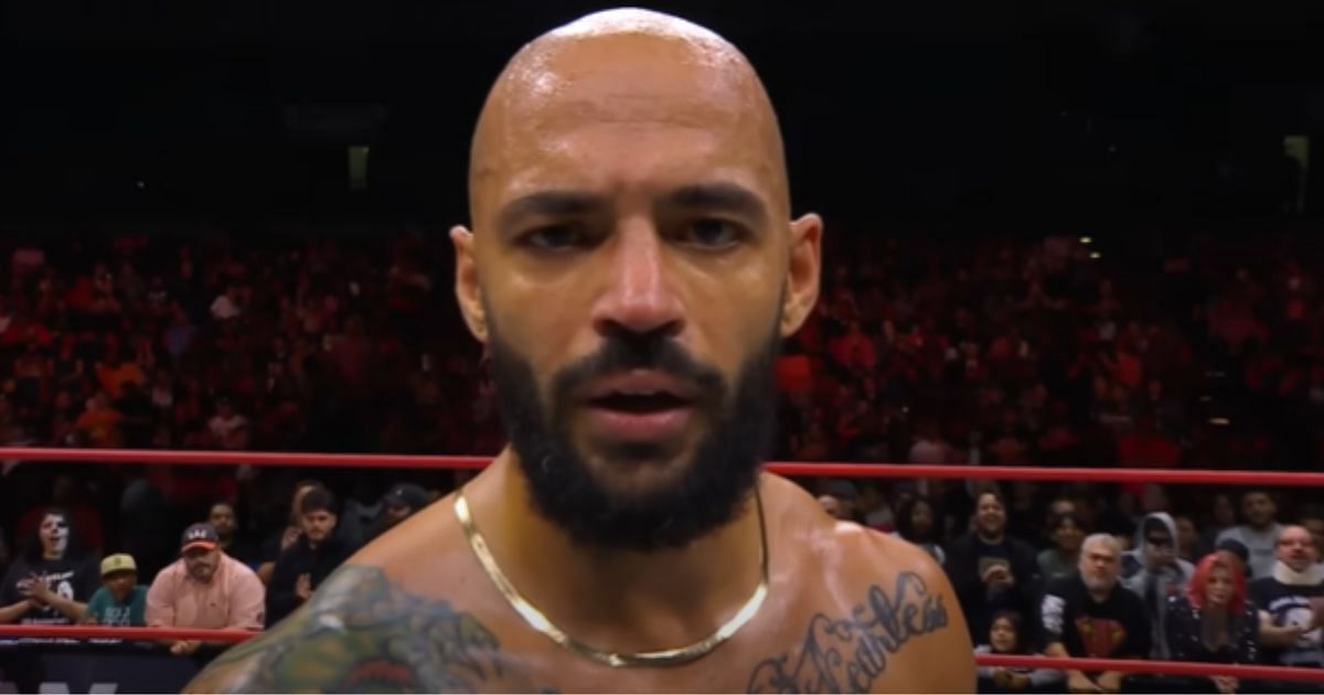 Former WWE star Ricochet [Source: AEW on YouTube]