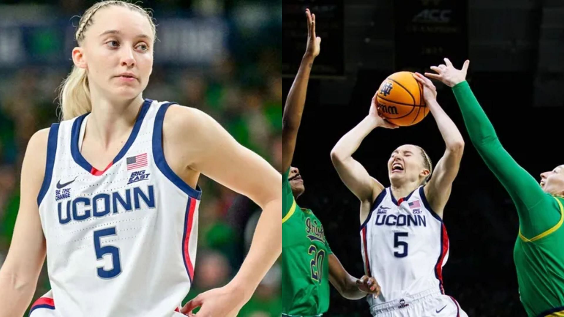 Paige Bueckers scored 25 points to lead UConn in a loss to Notre Dame on Thursday (Image Source: IMAGN)