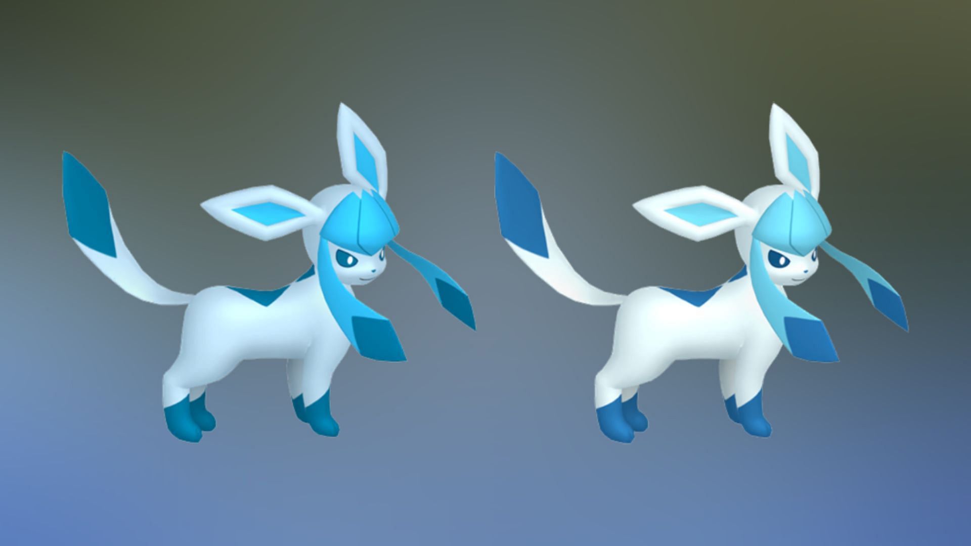 Glaceon shiny comparison (Image via TPC)