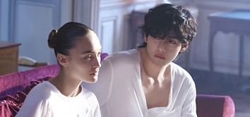 “He is such a gentleman”- Fans laud BTS’ Taehyung for his considerate gesture towards actress Aida Atrassa during ‘Winter Ahead’ MV shoot