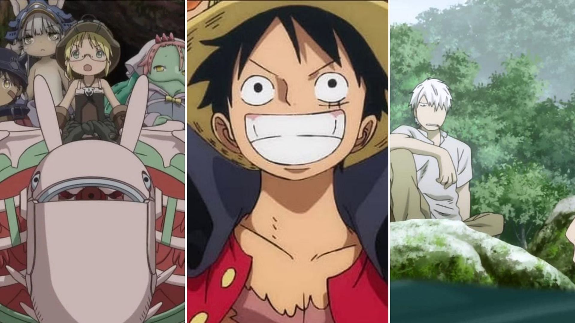 Made in Abyss, One Piece, Mushishi 