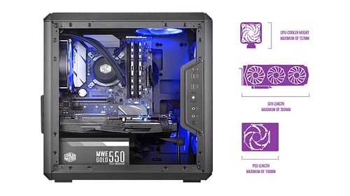 The Cooler Master Q300L is a fantastic budget case for entry-level gaming rigs (Image via Cooler Master)