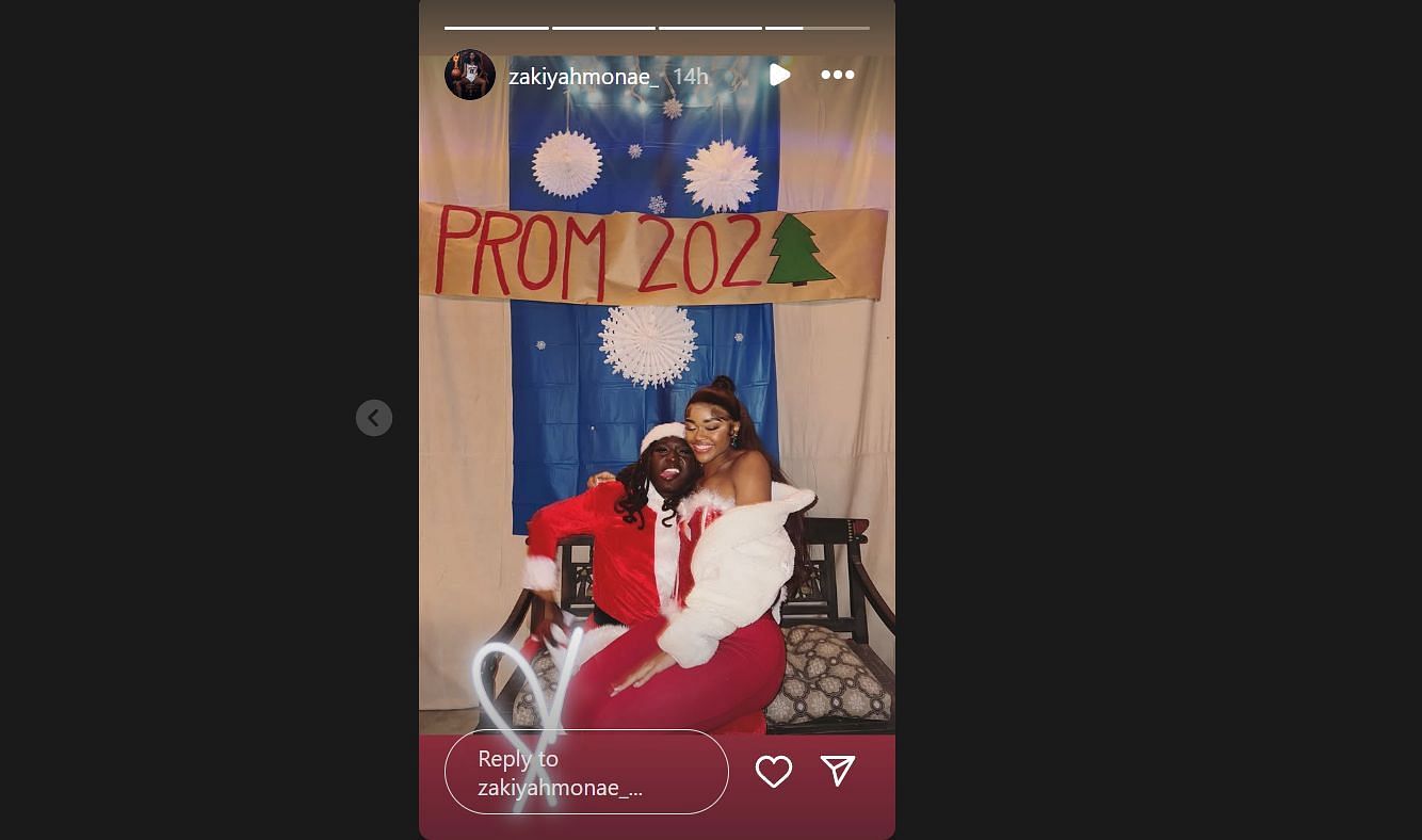 ZaKiyah Johnson shares photos from her prom night via Instagram/@zakiyahmonae_