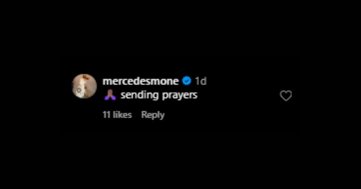 Screenshot of Mone&#039;s comment on Vikingo&#039;s IG post