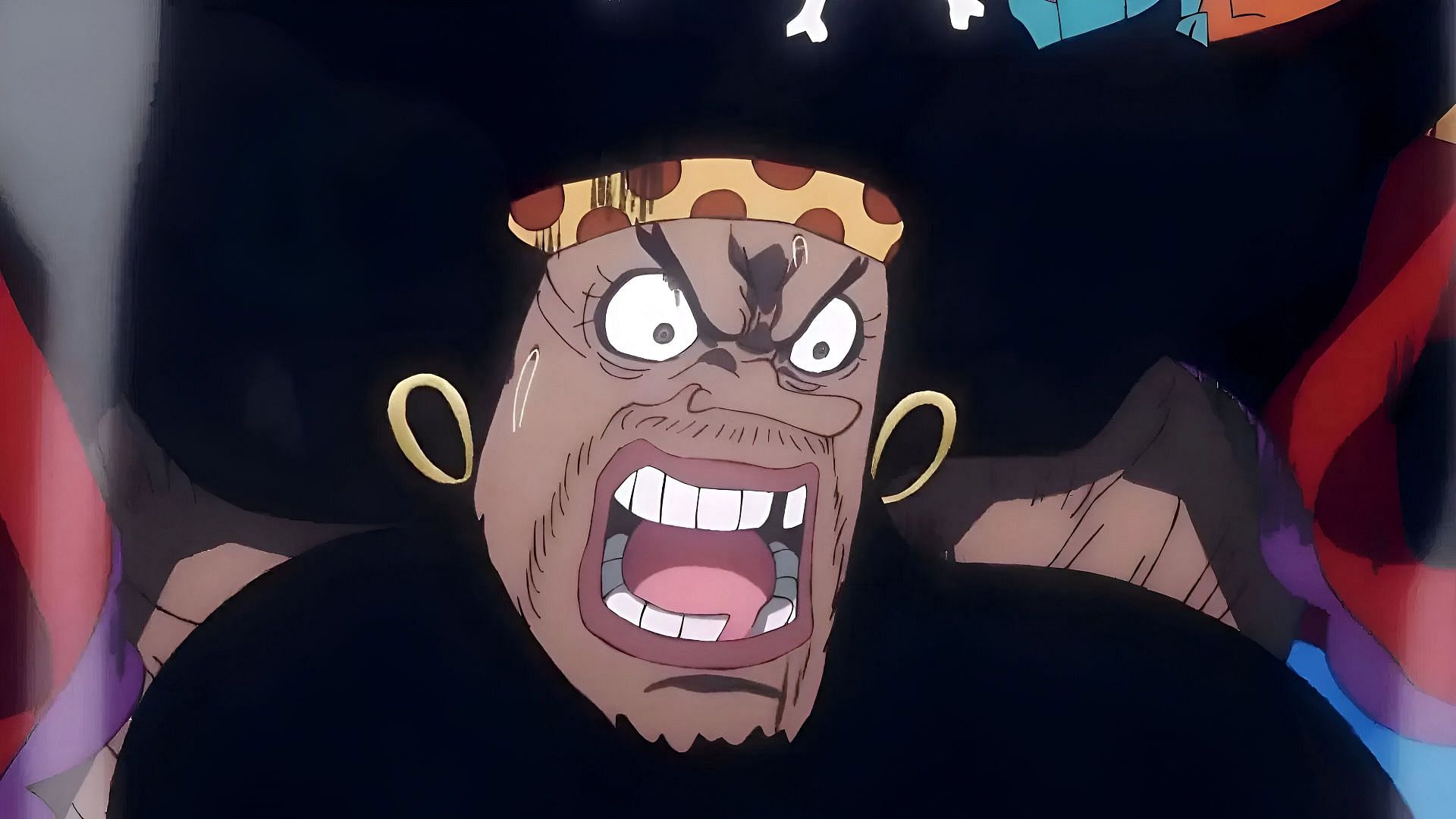 Blackbeard as seen in the anime (Image via Toei Animation)