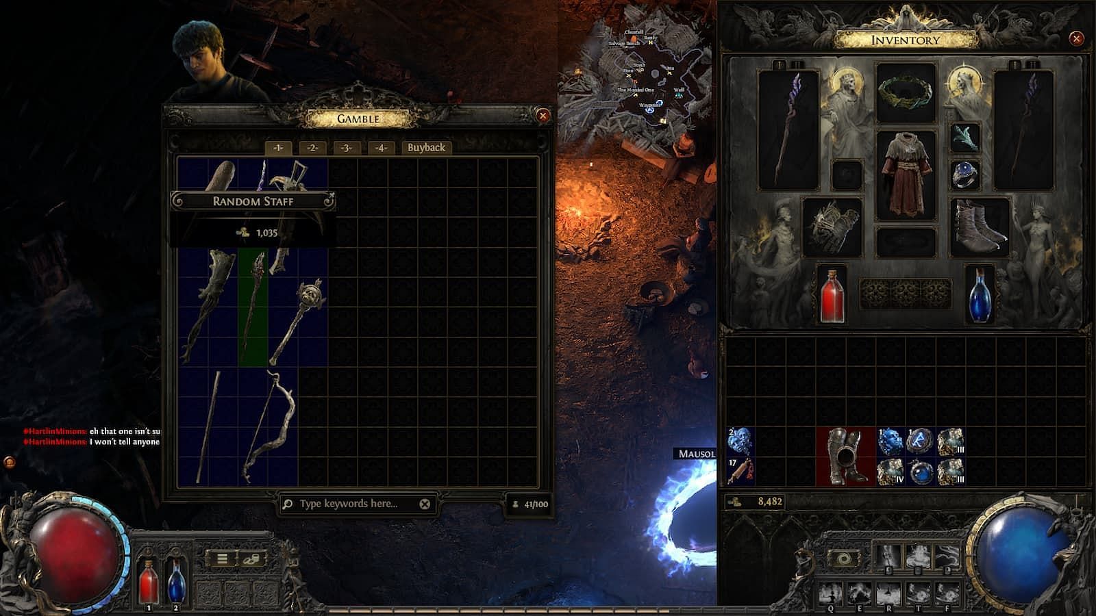 The gambling vendors don't reset, but they are also worth checking (Image via GGG)