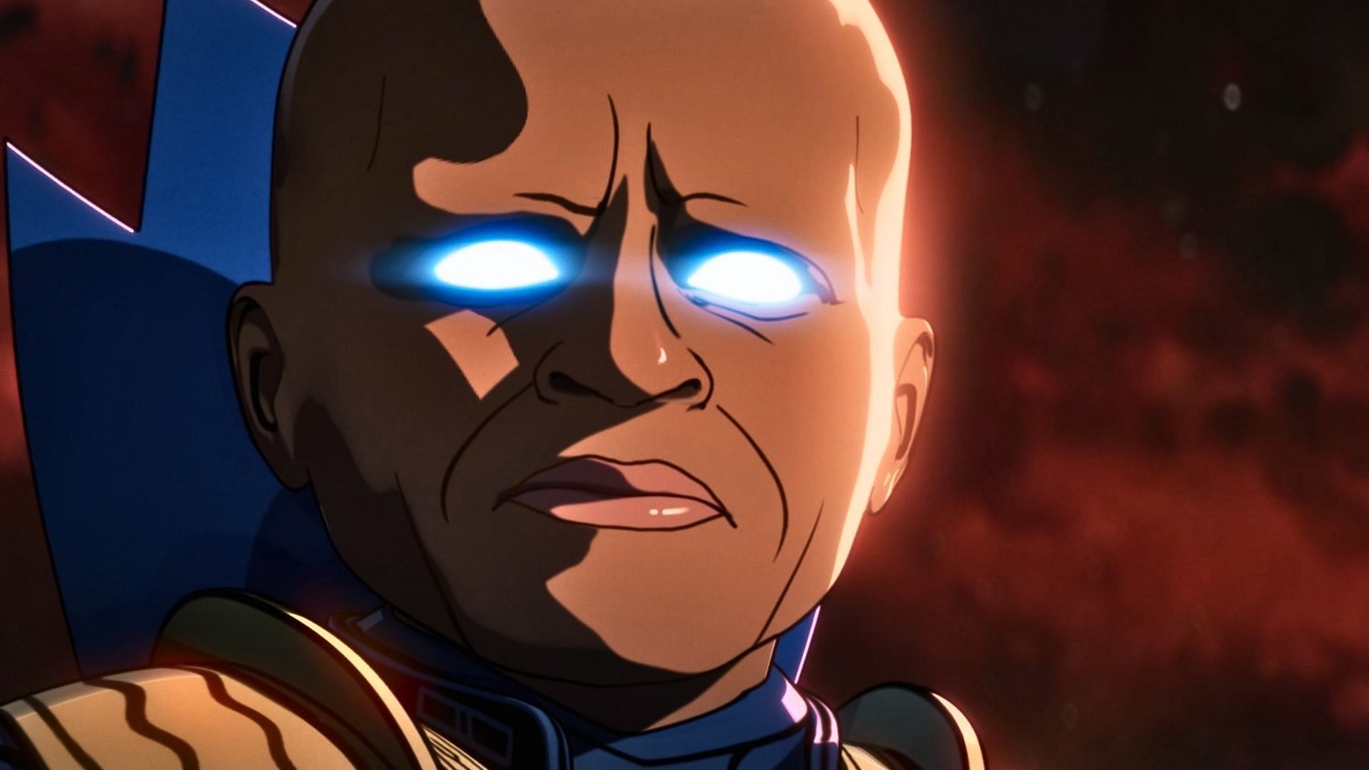 A still of Uatu the Watcher from What If...? season 3 finale (Image via Marvel Entertainment / YouTube)