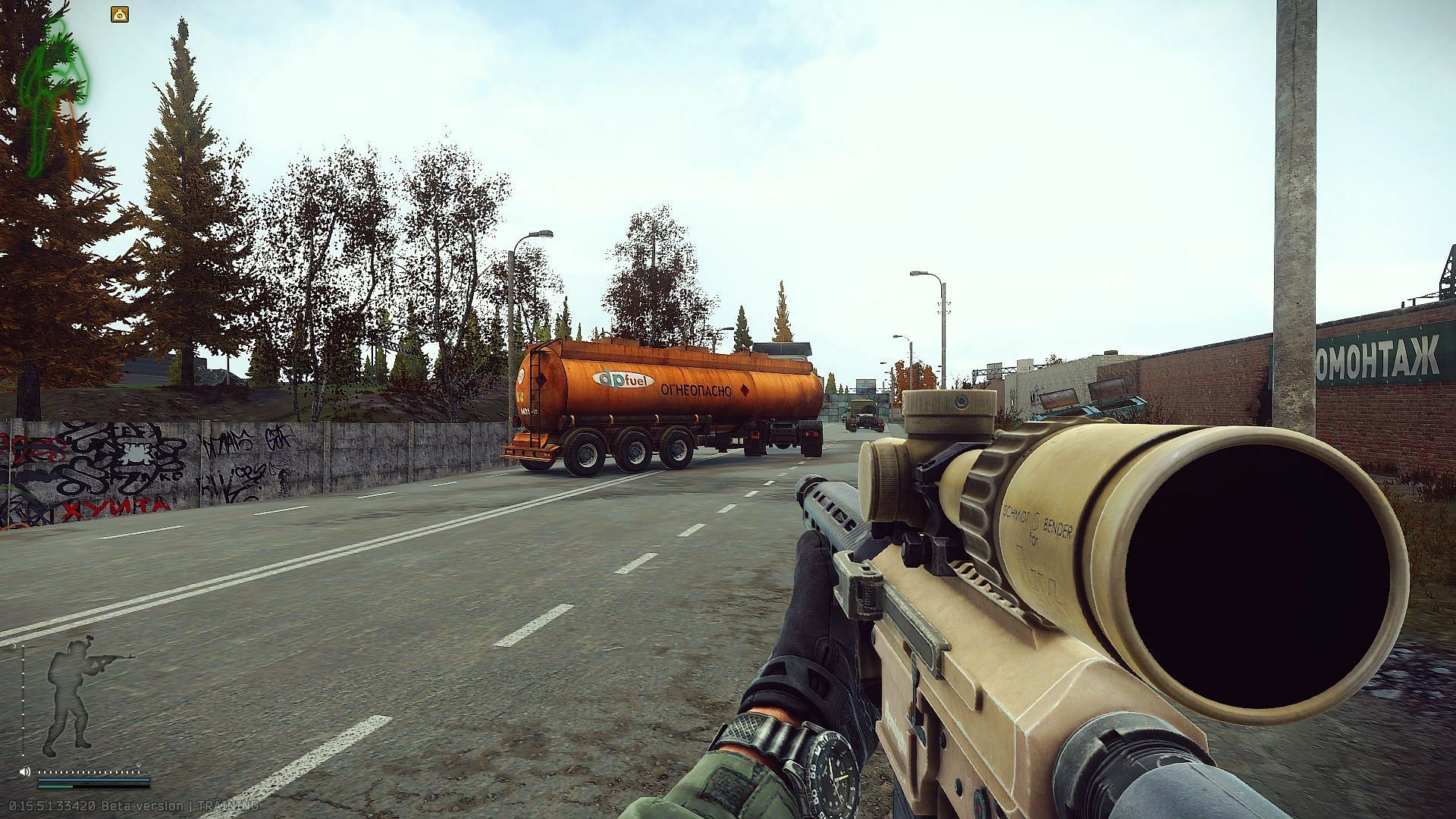 The fuel tank near Trailer Park (Image via Battlestate Games)