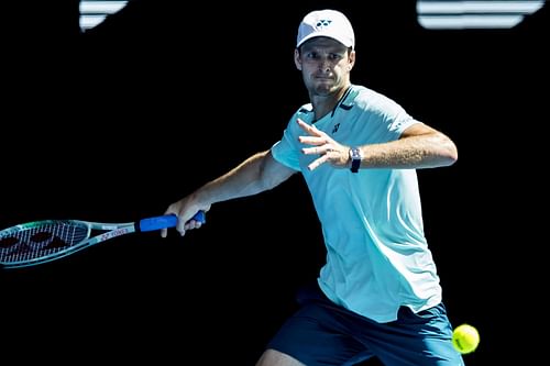 Hubert Hurkacz at the Australian Open 2024. (Photo: Getty)