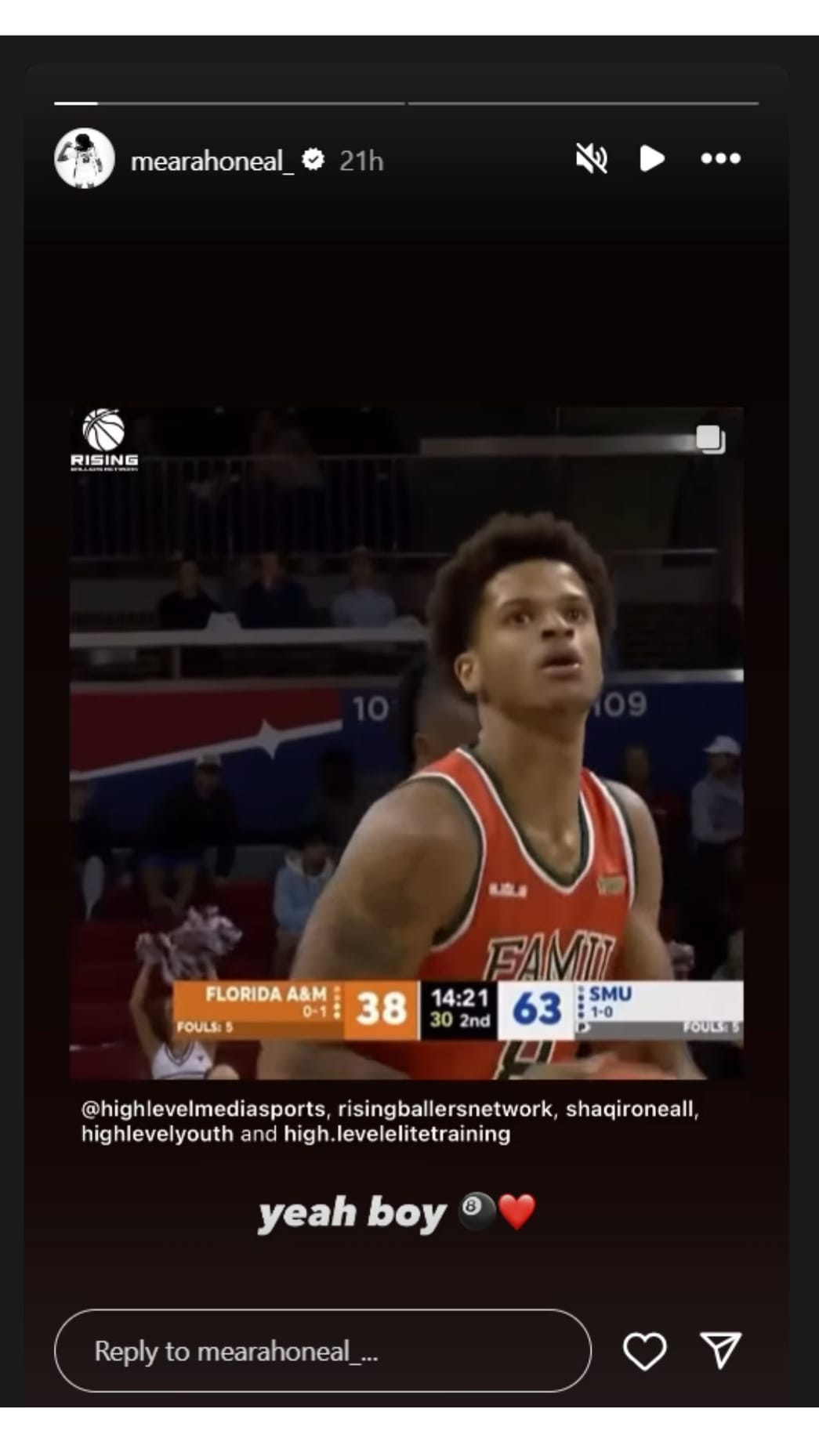 Shaq’s daughter Me’Arah O’Neal drops 2-word reaction to hype up in-form ...