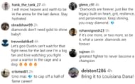 Fan reactions to Dustin Poirier's post