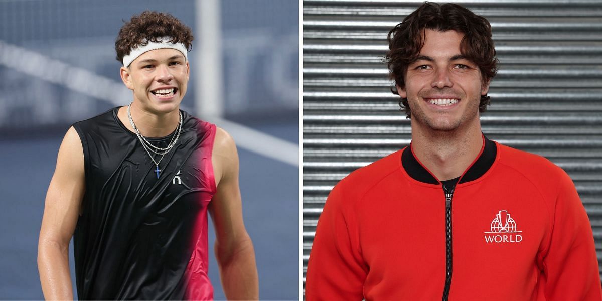 Ben Shelton (L) &amp; Taylor Fritz (R) [Image Source: Getty Images]