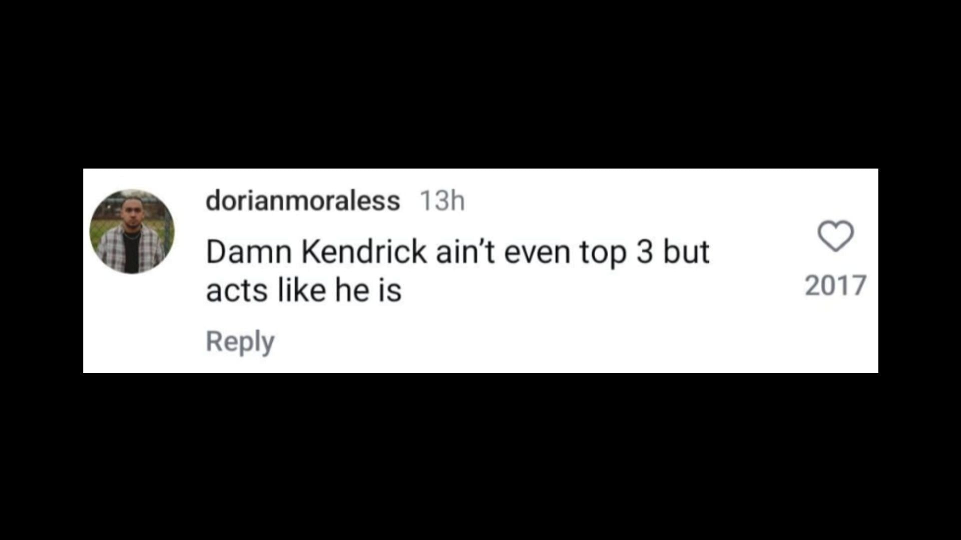 A user reacts (Image via Instagram/akademiks)