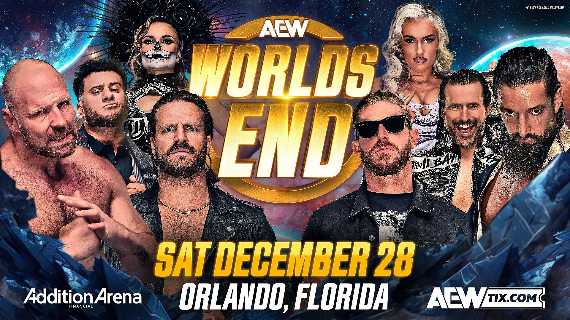 AEW Worlds End featured several surprises (Image credit: AEW