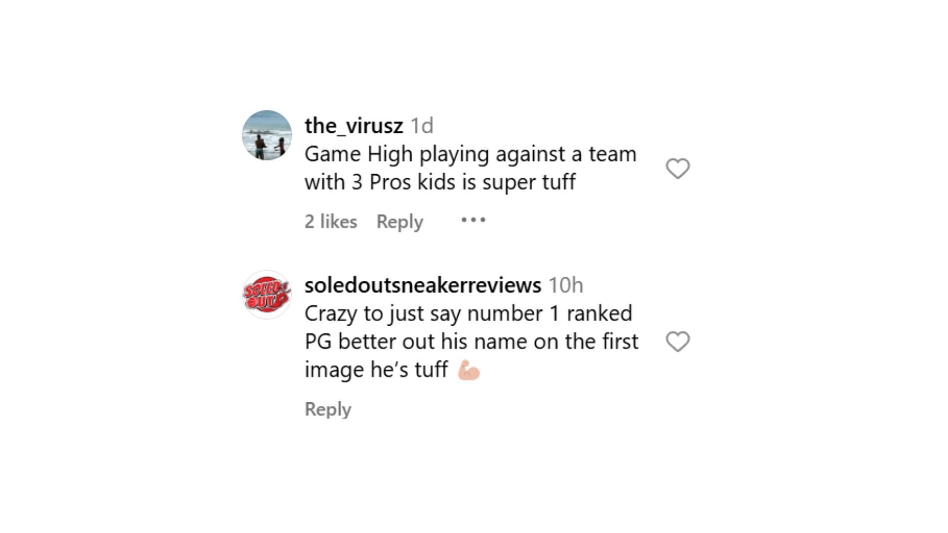 Fans react to Darius Acuff&#039;s performance against the Boozer Brothers (SLAM HIGH SCHOOL/ IG)