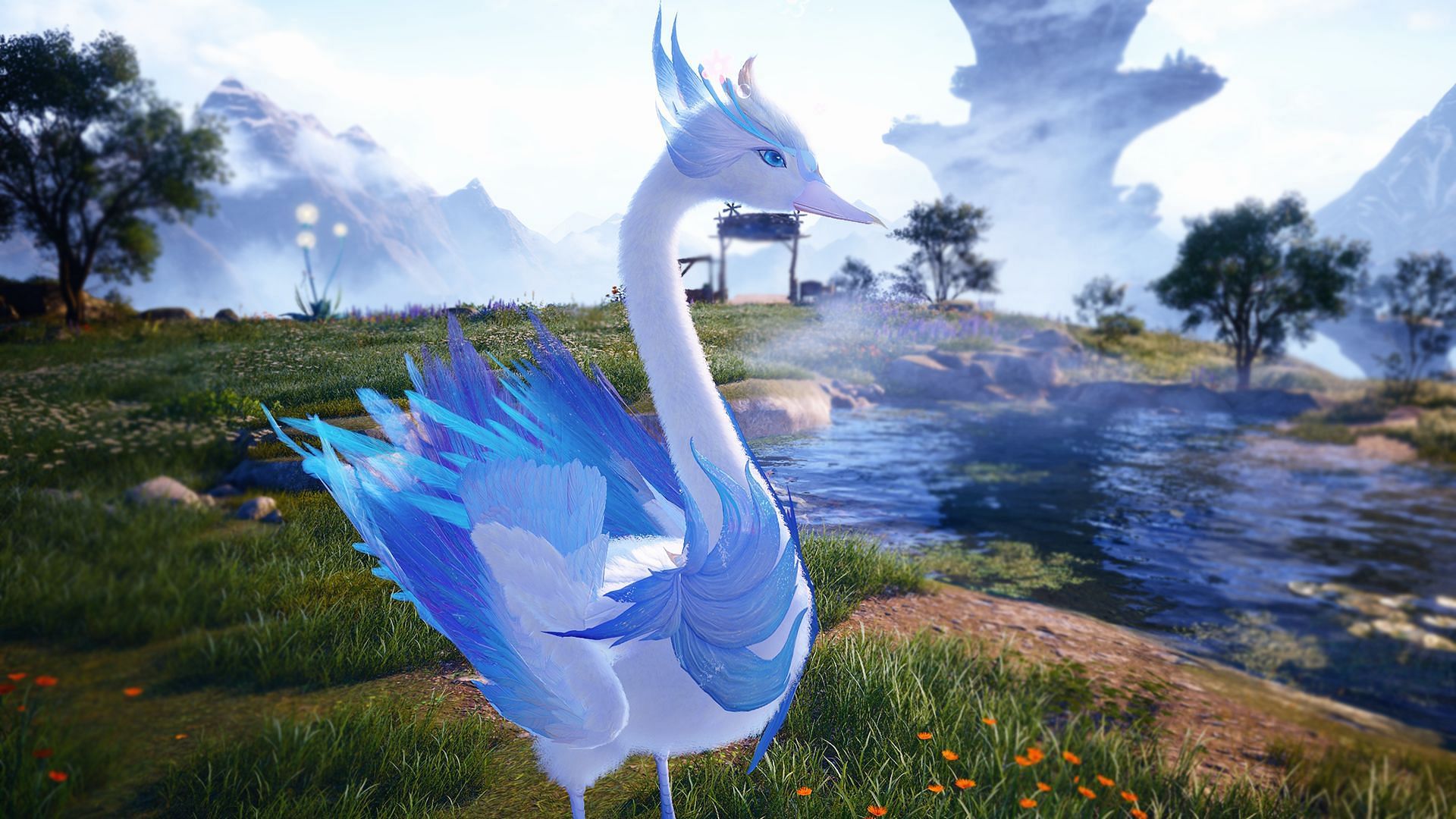 The legendary Astral Swan in Infinity Nikki (Image via Infold Games)