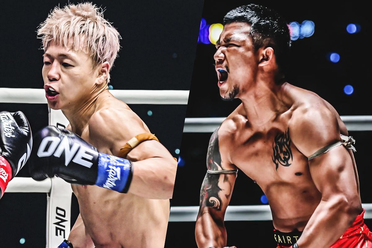 Takeru (L) and Rodtang (R) | Photo by ONE Championship