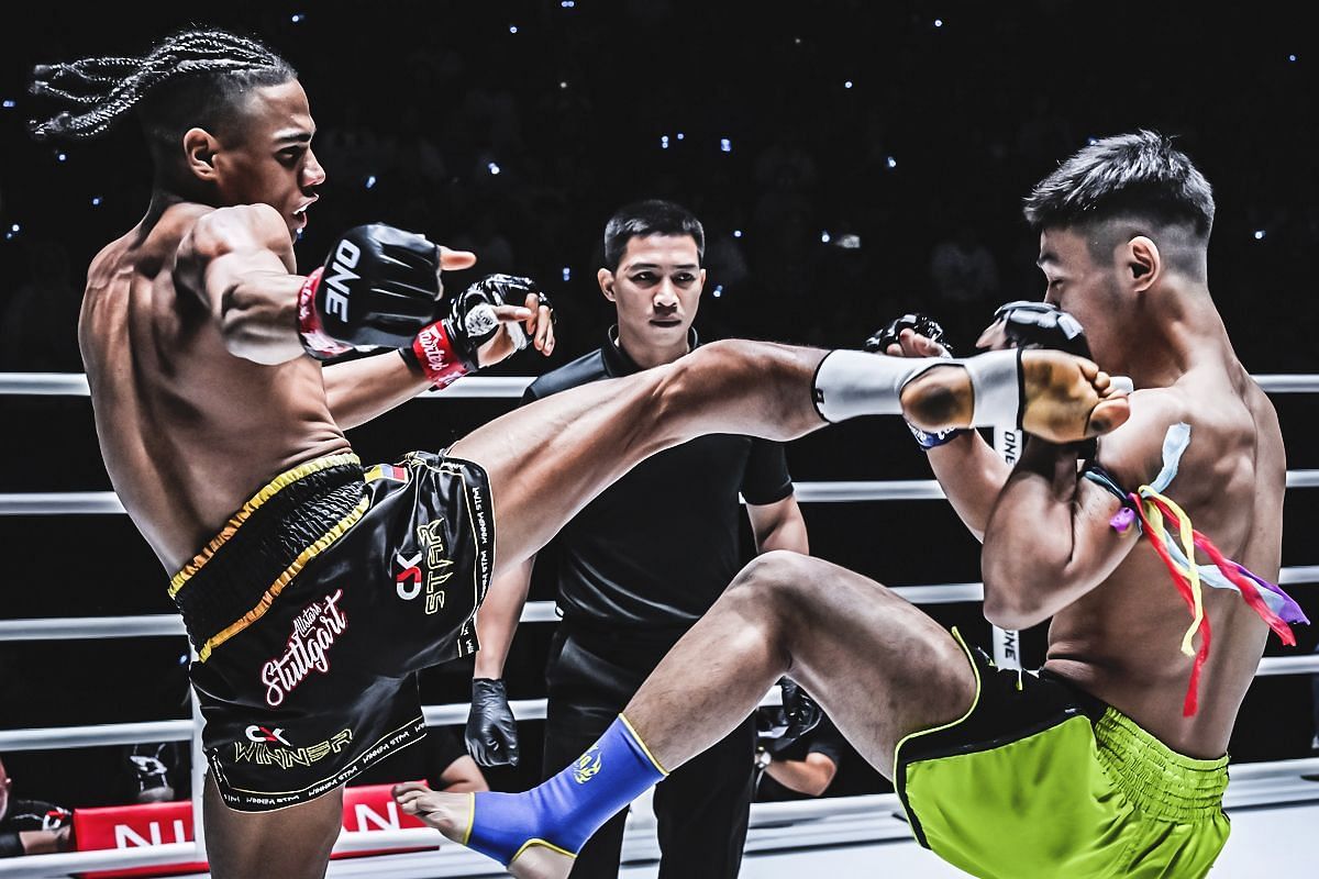 Johan Estupinan fighting Kouta Omori | Image credit: ONE Championship