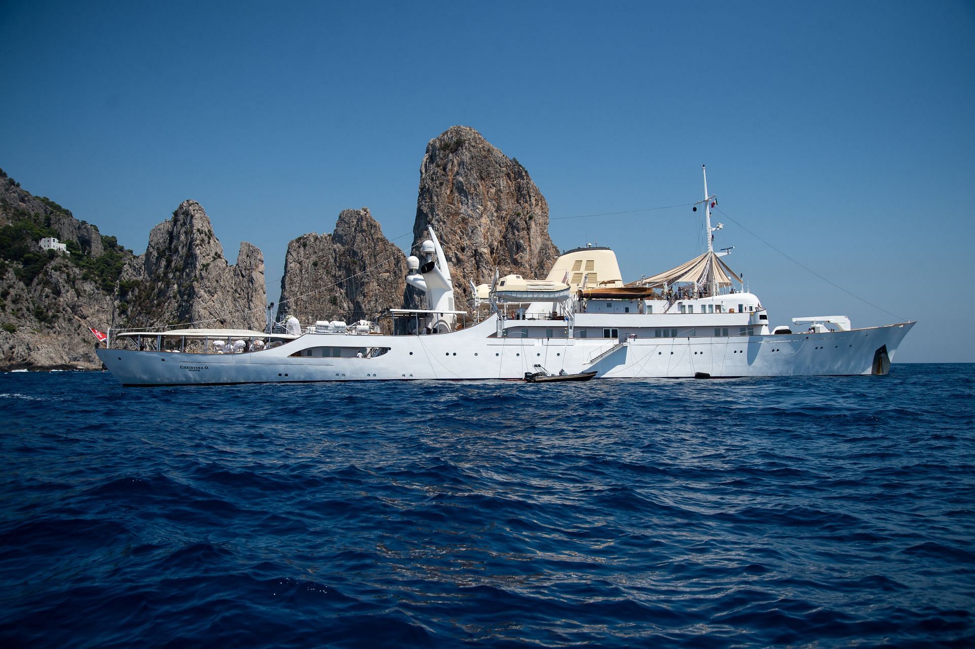 Christina O. yacht (Image via Getty)