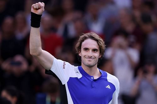 Stefanos Tsitsipas at the Paris Masters 2024. (Photo: Getty)