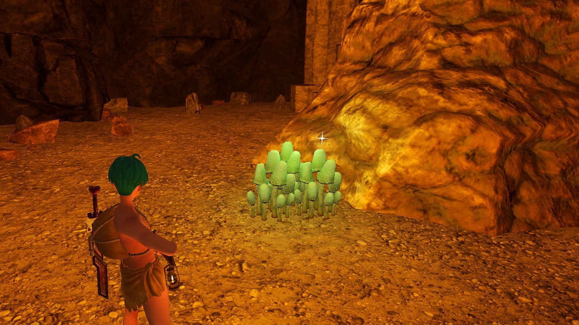 Gather Cavern Mushrooms inside the dungeons (Image via Pocketpair)