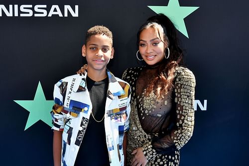 Kiyan Anthony and La La Anthony attend the 2019 BET Awards at Microsoft Theater on June 23, 2019 in Los Angeles, California. Photo: Getty