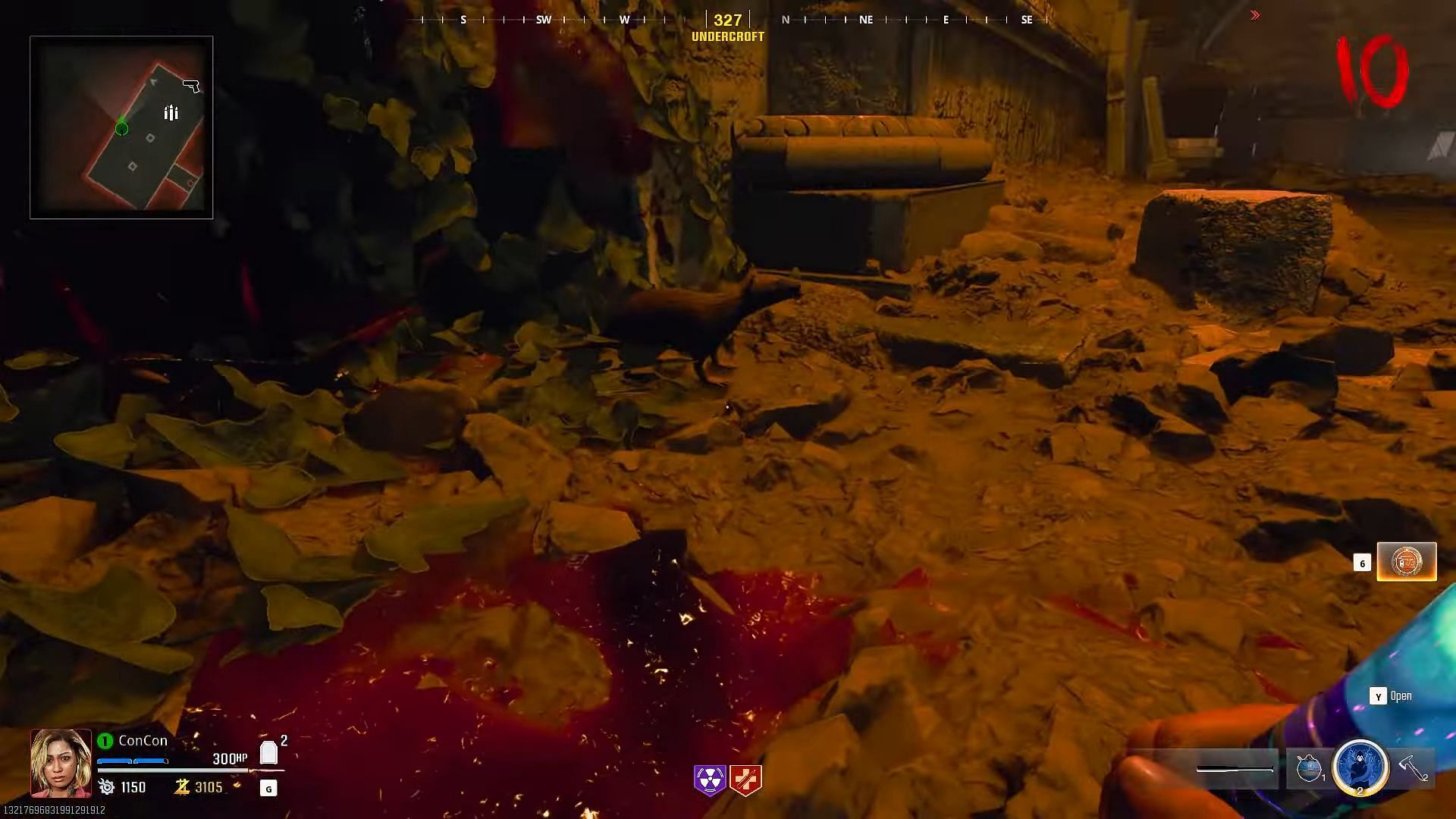 Undercroft rat location in Citadelle des Morts (Image via Activision || YouTube/@ ConCon)