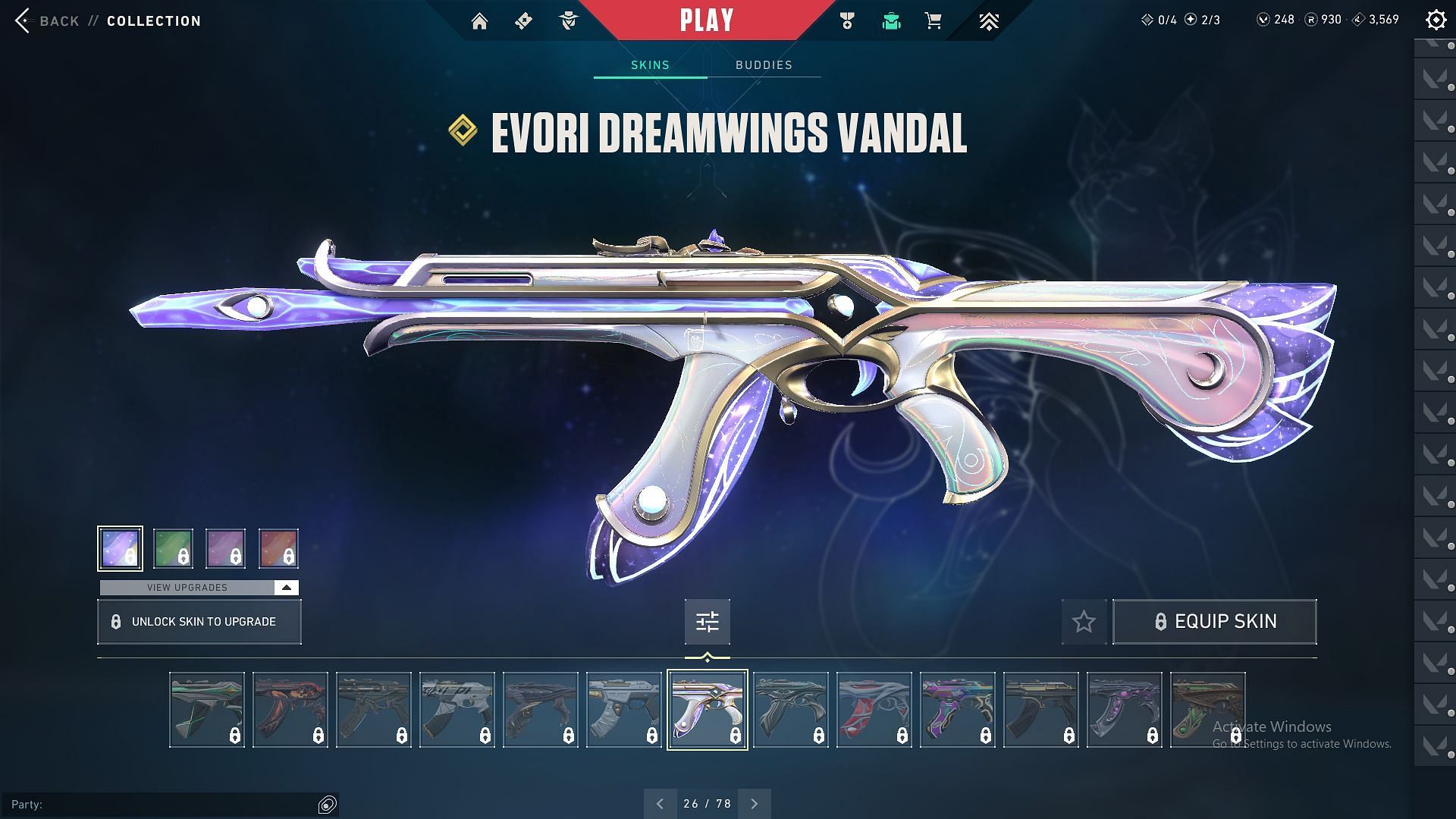 The Evori Dreamwings Vandal (Image via Riot Games)