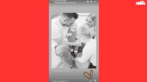 Screenshot from the story on Instagram