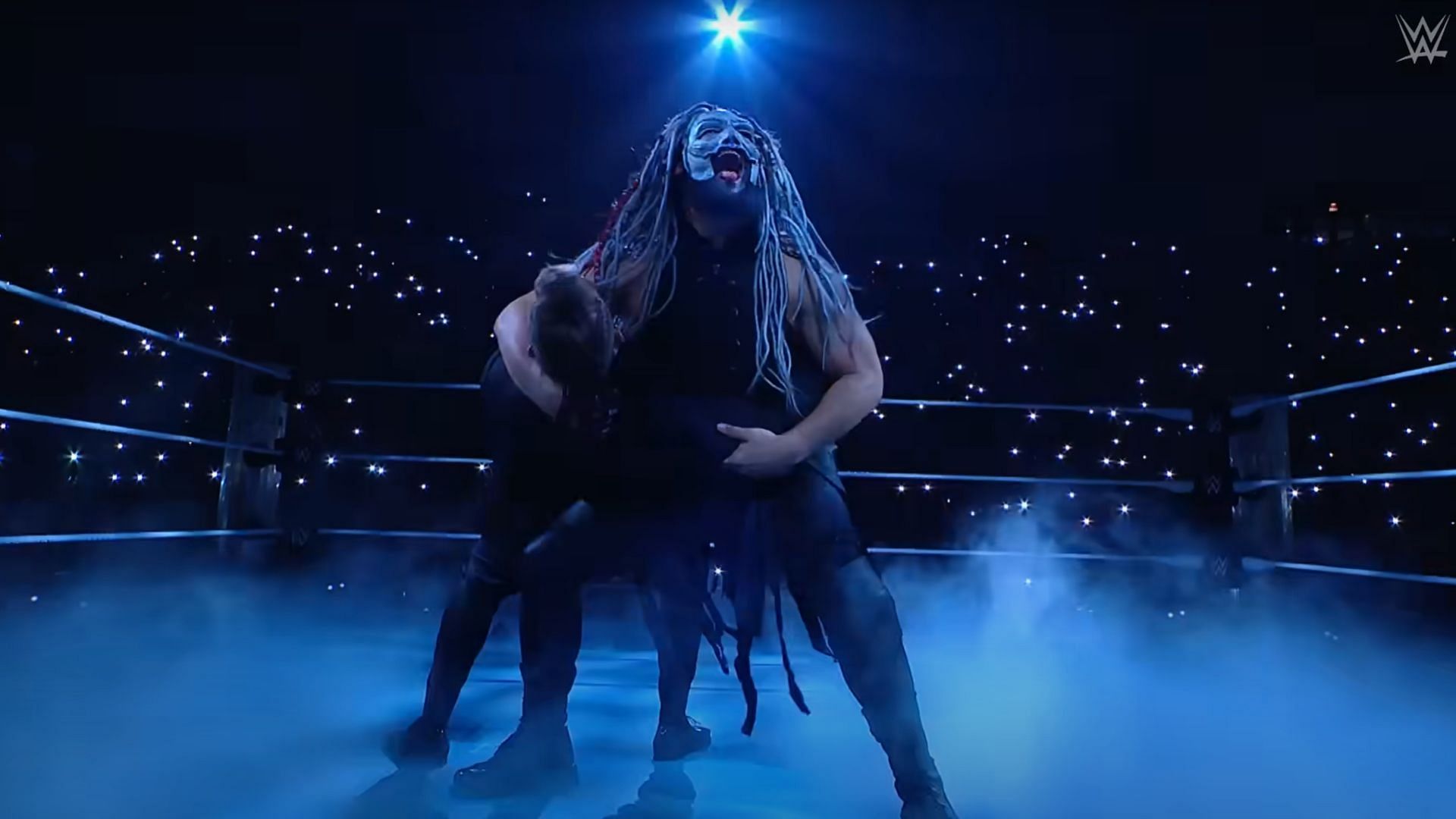 Uncle Howdy in position for a Sister Abigail [Image Credits: WWE