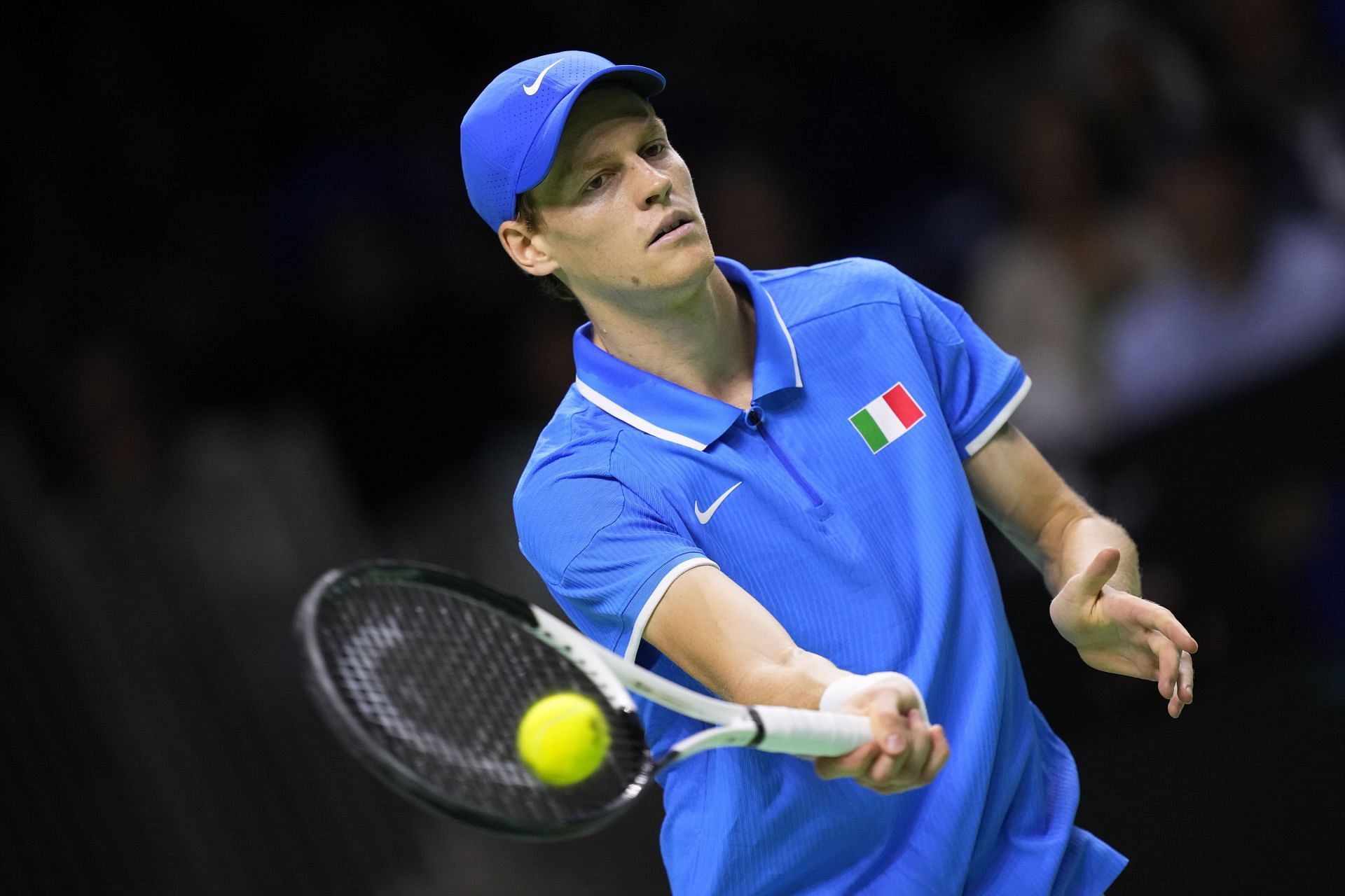 Jannik Sinner at the Davis Cup Final (Image: Getty)