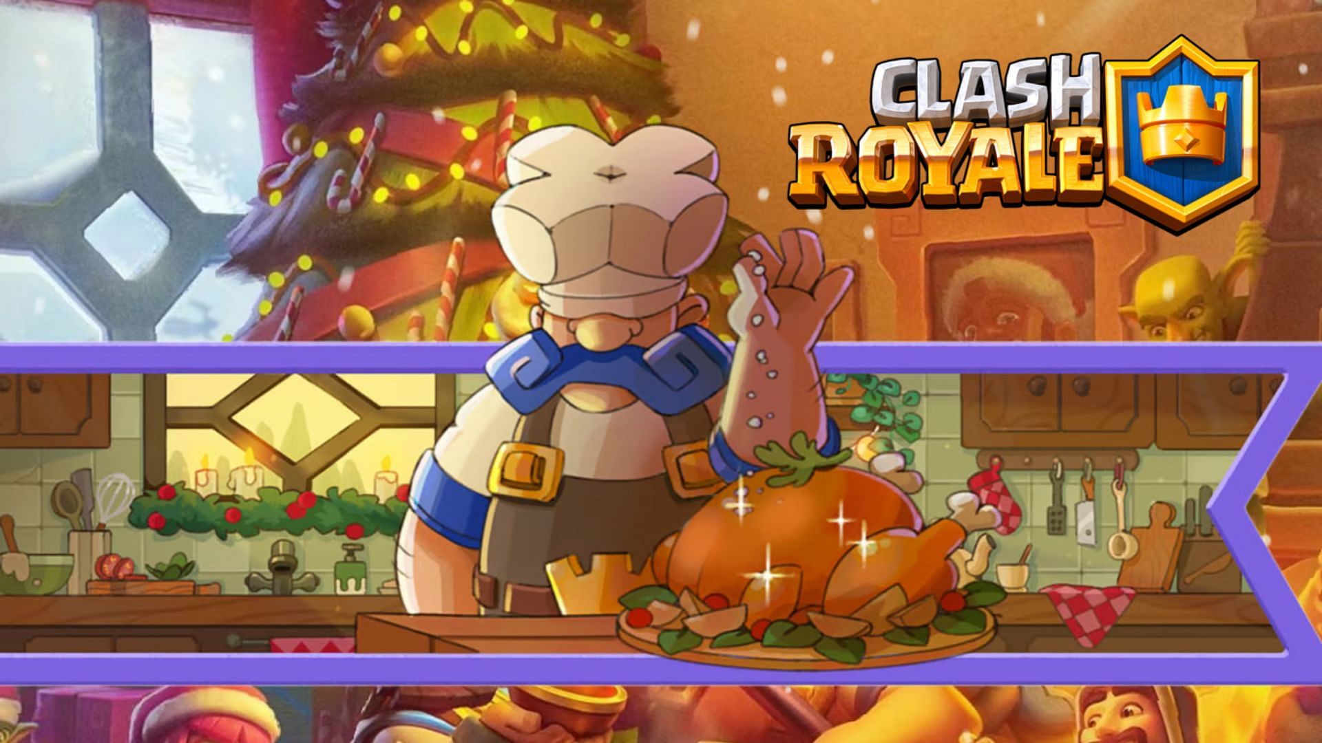 Players might get the “Salt Bae Chef” Banner for completing the Holiday Feast challenge (Image via RoyaleAPI)