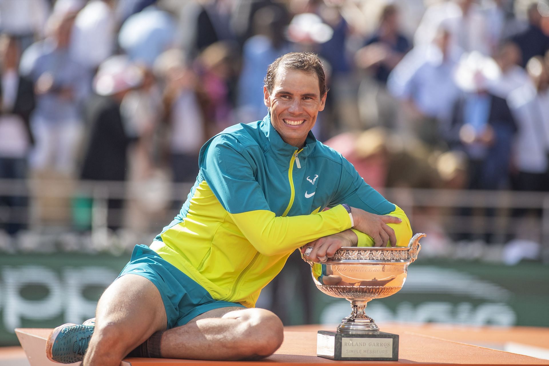 Rafael Nadal at the French Open 2022. (Photo: Getty)