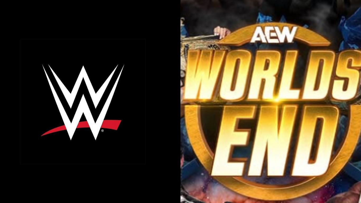 AEW Worlds End took place last night from Orlando Florida [image source: WWE Facebook, AEW IG]