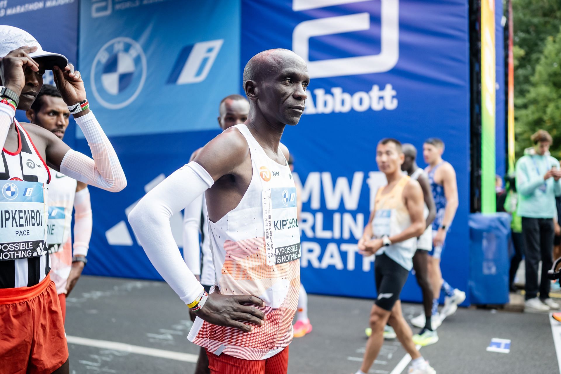 Kipchoge at the 2023 BMW Berlin-Marathon (Image Source: Getty)