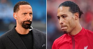 “He might have had a little bit of a dip" - Former Manchester United defender claims Liverpool's Virgil van Dijk is better than Rio Ferdinand