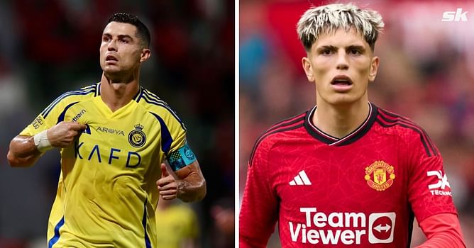 "Garnacho to Saudi?", "Youtube video incoming" - Fans react as Manchester United star poses question to Cristiano Ronaldo on Instagram