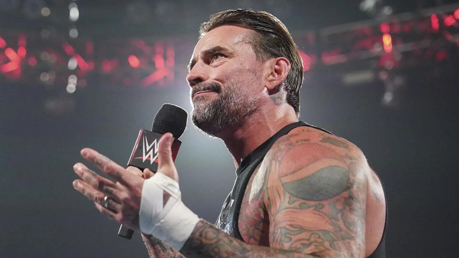 CM Punk performs on RAW [Photo credit: WWE.com]