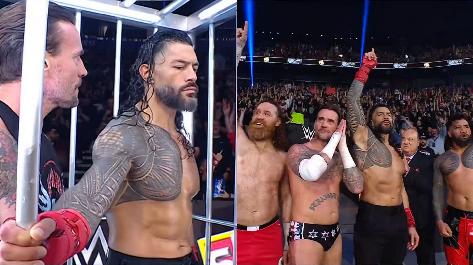 WWE Survivor Series 2024, Roman Reigns, CM Punk, Solo Sikoa, Jacob Fatu, 