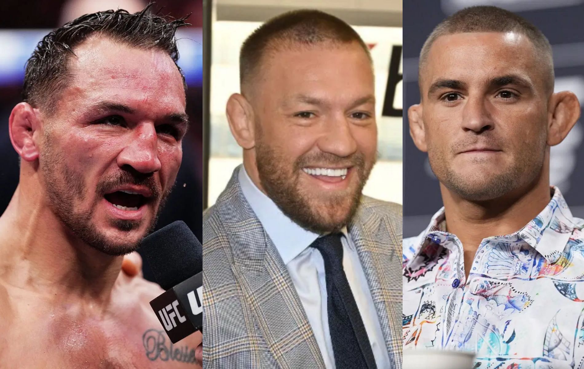 Michael Chandler chooses whether he would like to fight Conor McGregor or have a rematch with Dustin Poirier. [Image Courtesy: Getty Images] 