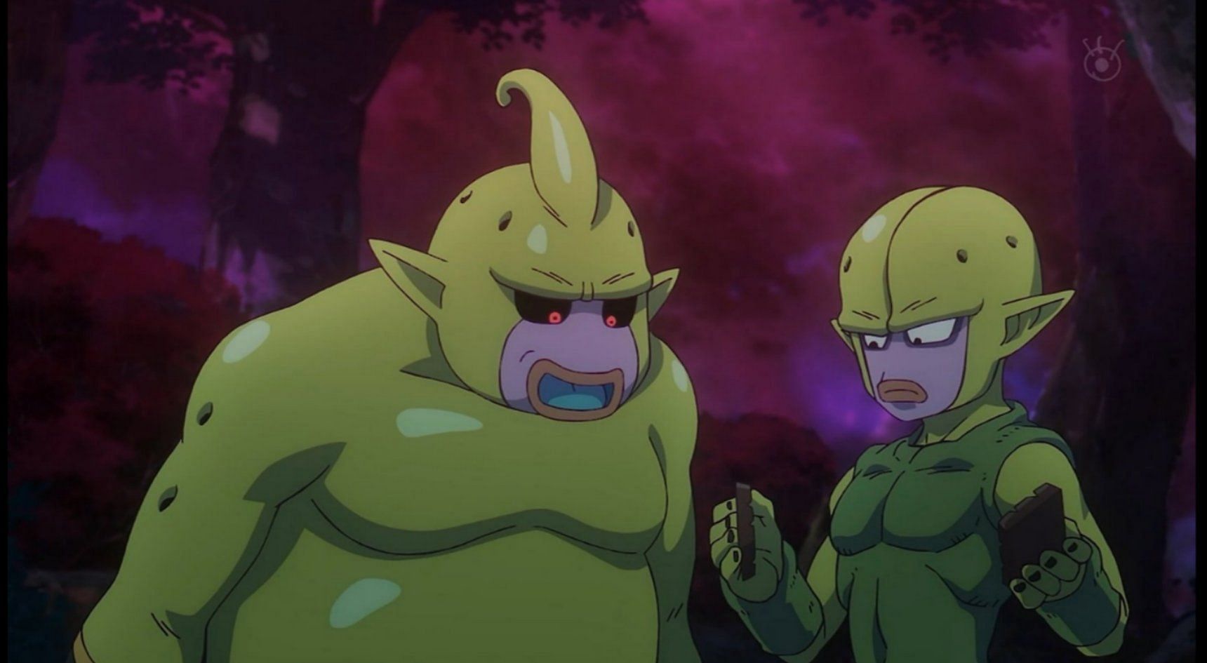 Majin Duu and Majin Kuu as seen in the most recent episode (Image via Toei Animation).