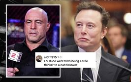 Joe Rogan "bending the knee" with his opinion of Elon Musk-owned X triggers mass fan outrage: "Went from being a free thinker to a cult follower"