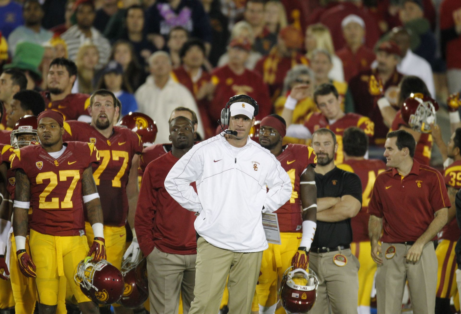 USC vs Notre Dame in Los Angeles, CA. - Source: Getty