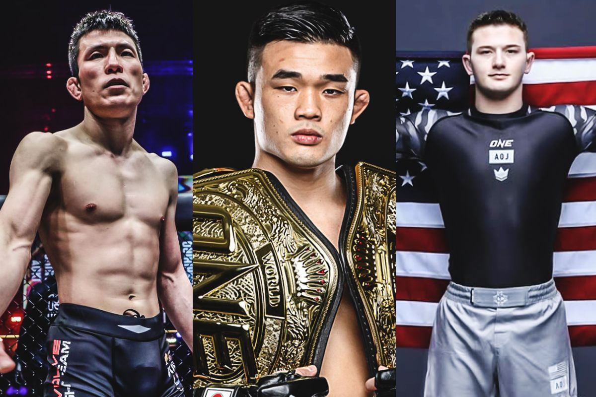 Shinya Aoki, Christian Lee, Cole Abate - Photo by ONE Championship