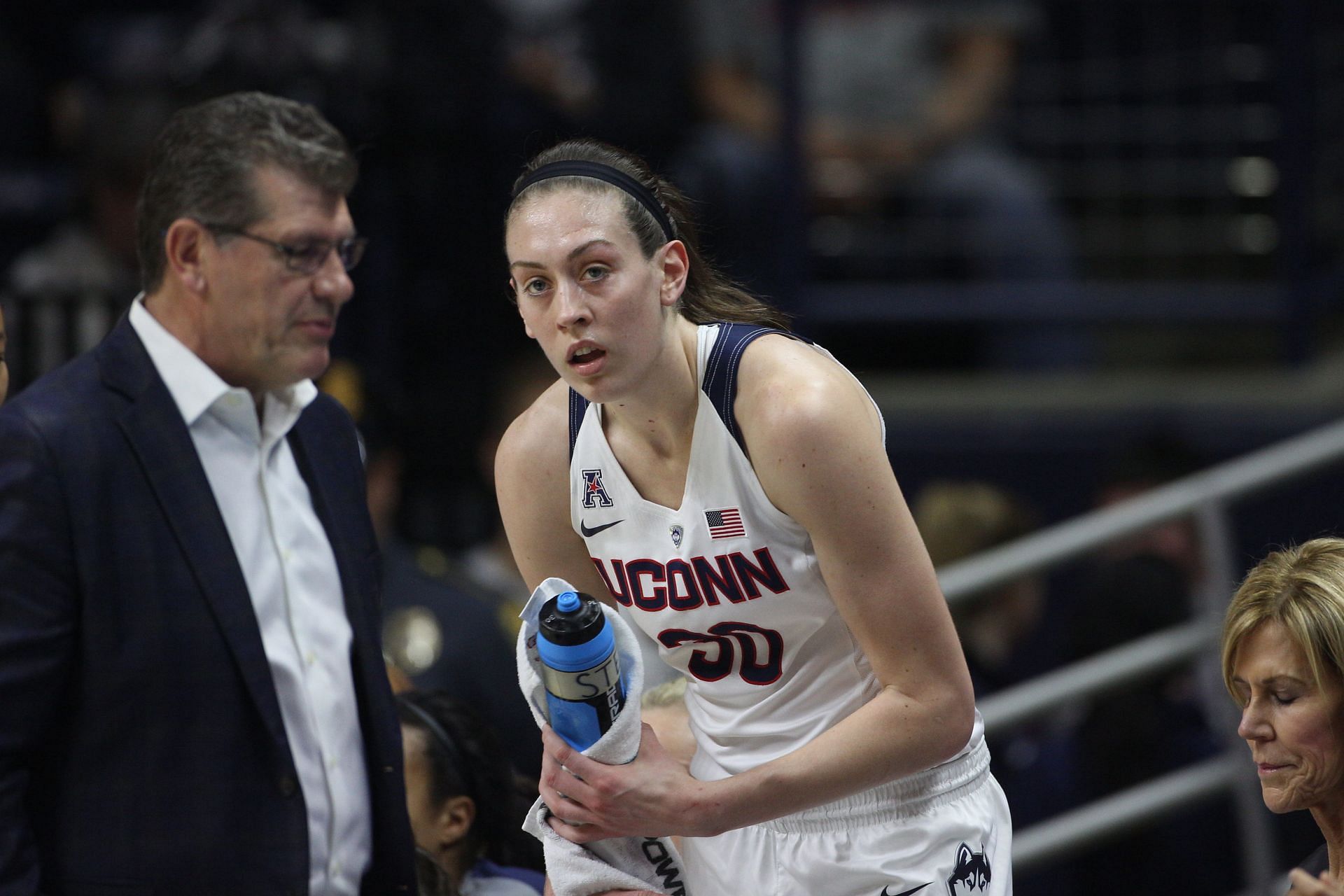 Breanna Stewart, UConn, in action during the UConn Vs SMU Women